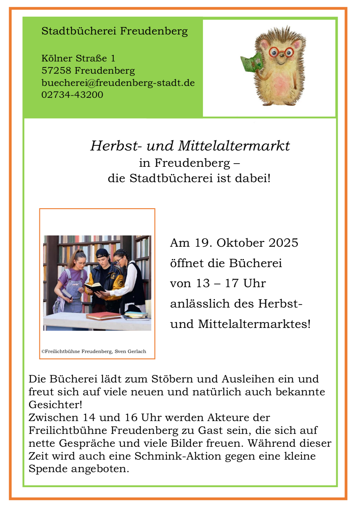 {#Herbstmarkt Oktober 2025}