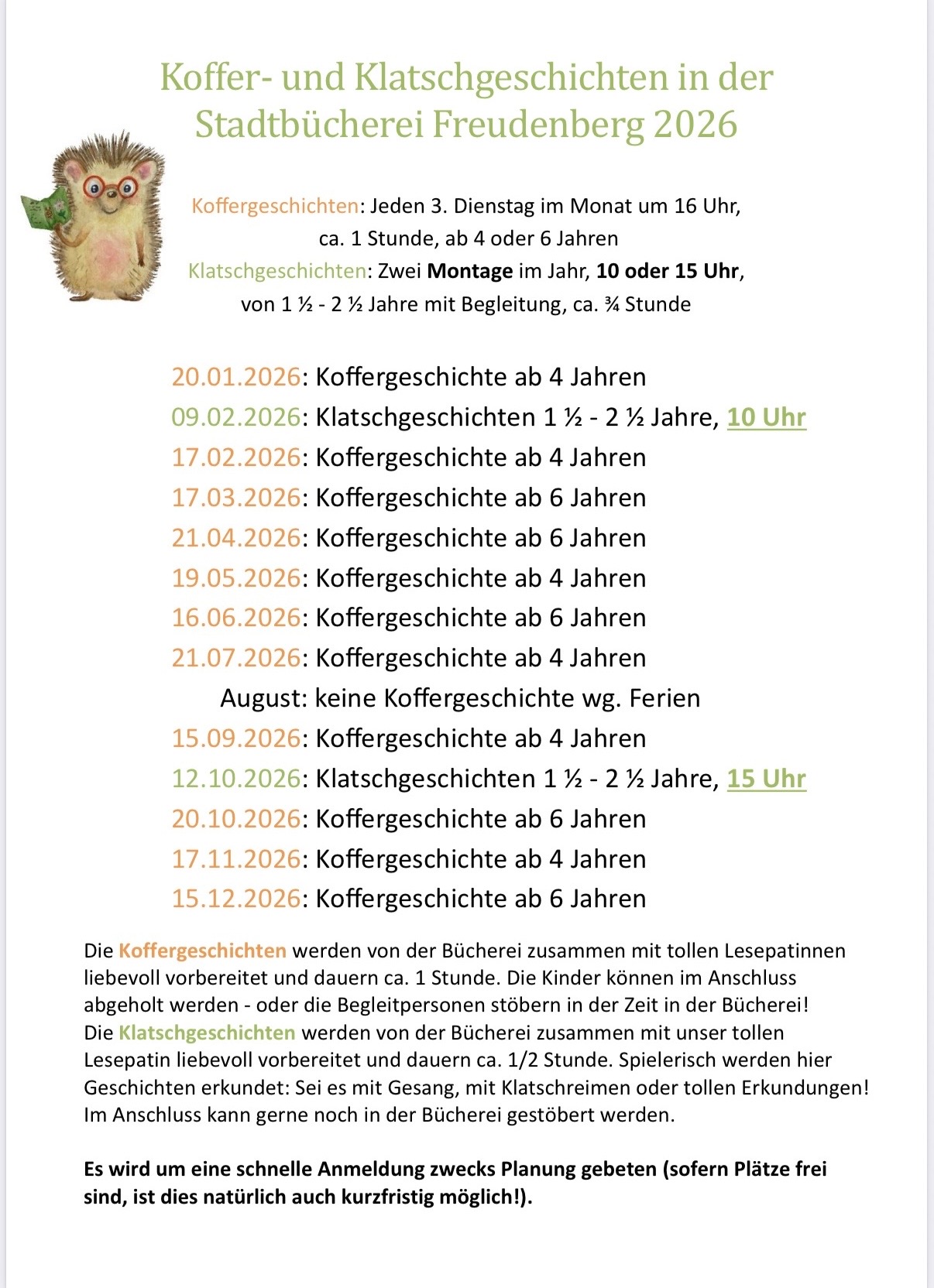 {#Koffer- und Klaschgeschichten 2026 }