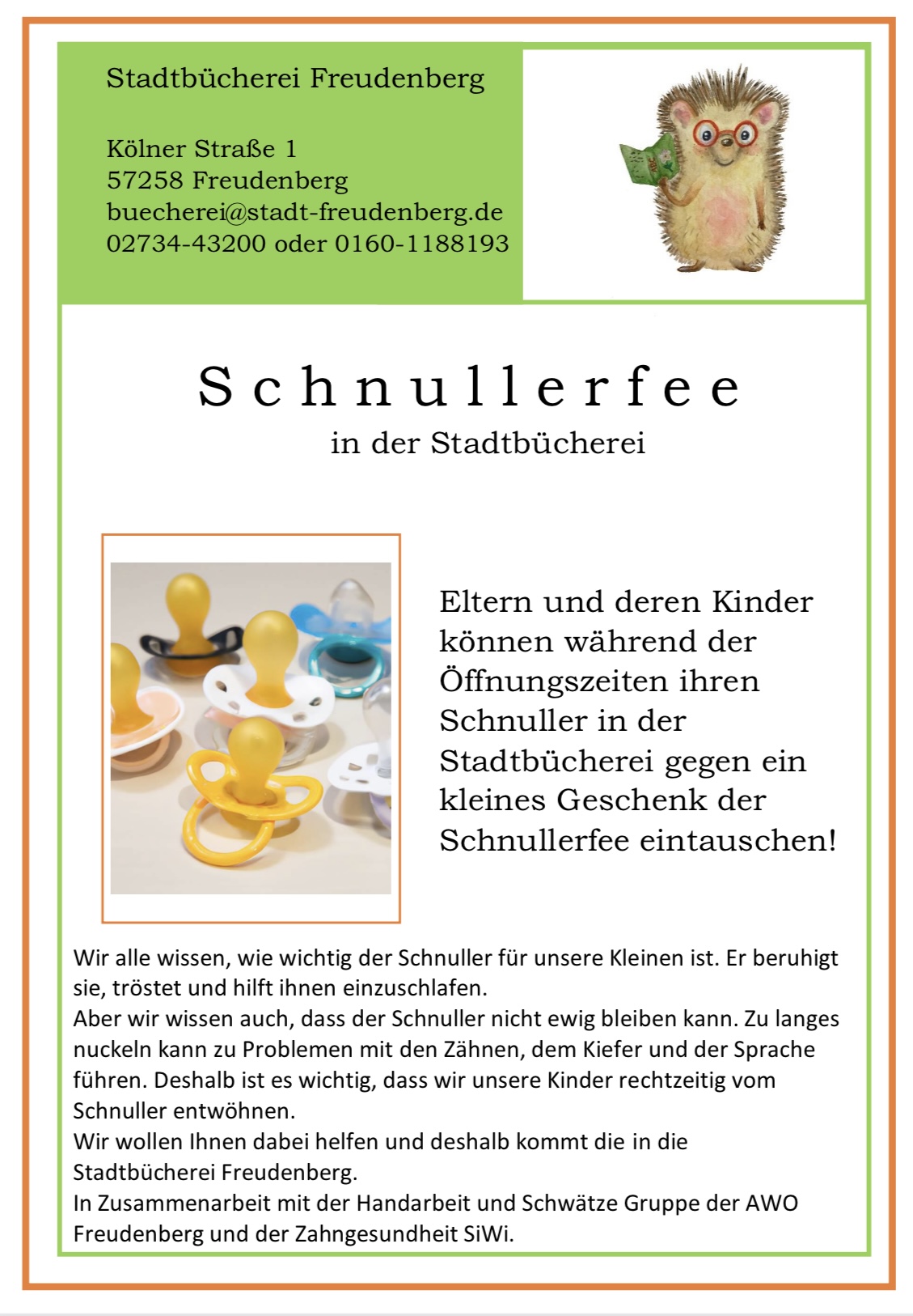 {#Schnullerfee VA allgemein}
