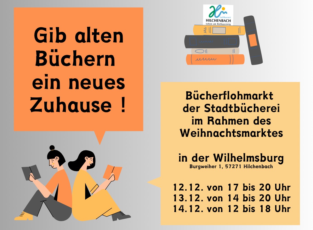 {#Flyer Bücherflohmarkt 12.-14.12.}