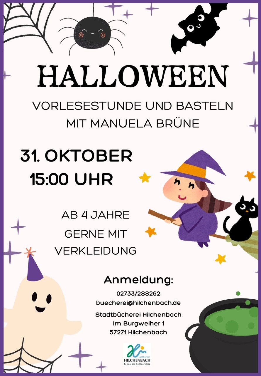 {#Flyer Halloween-Vorlesestunde}