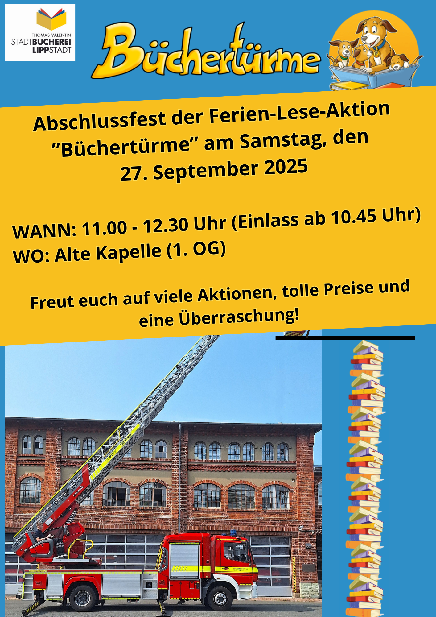 {#Abschlussfest_Büchertürme}