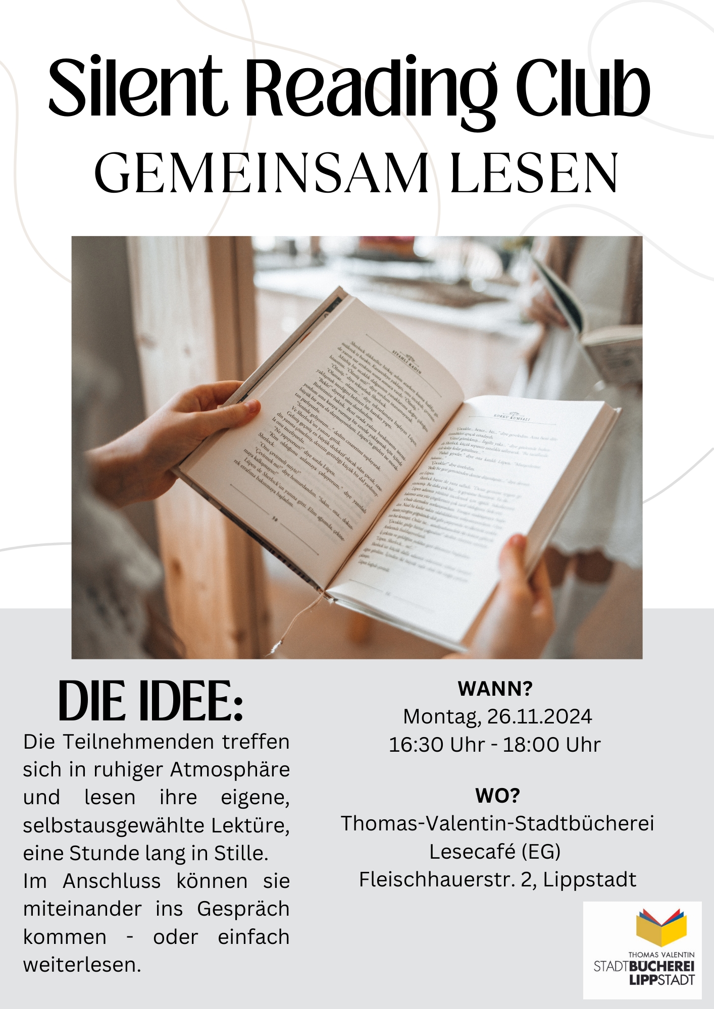 {#Silent Reading Club_Neuer Termin}