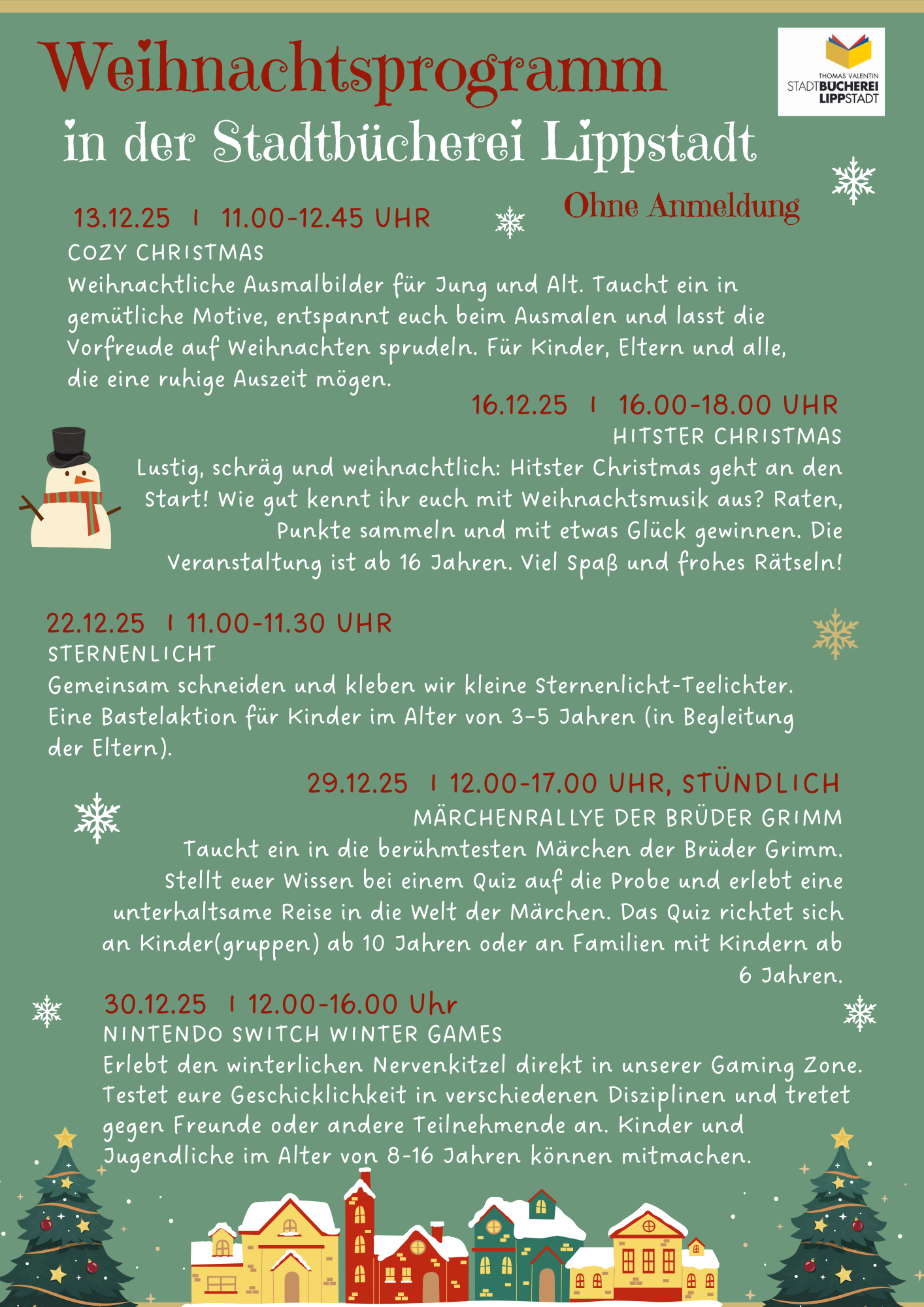 {#Weihnachtsprogramm 2025}