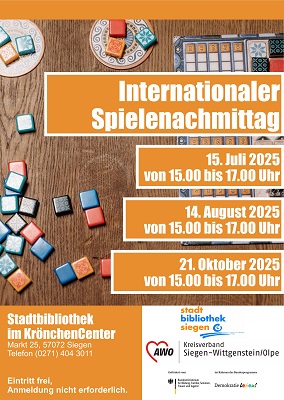 {#Plakat_Internationaler Spielenachmittag_WO}
